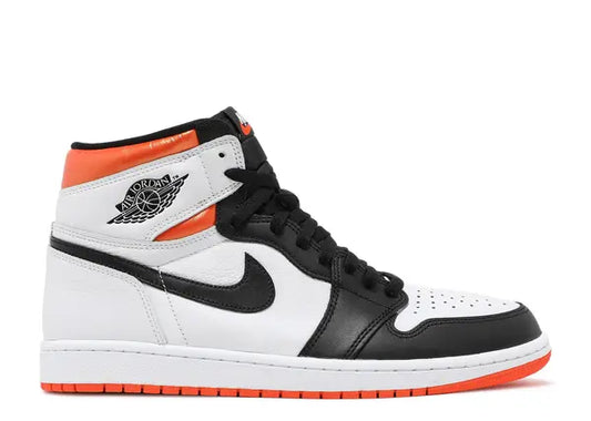 Air Jordan 1 High 'Electro Orange' White and Black Sneakers