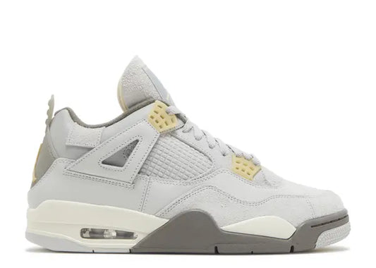 Air Jordan 4 Craft Light Gray Sneakers