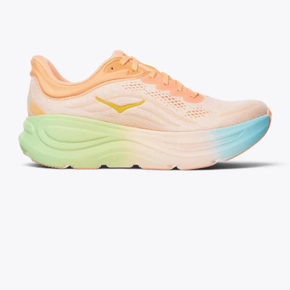 Hoka Bondi 9 Road Running Shoes - Frost / Pale Tangerine