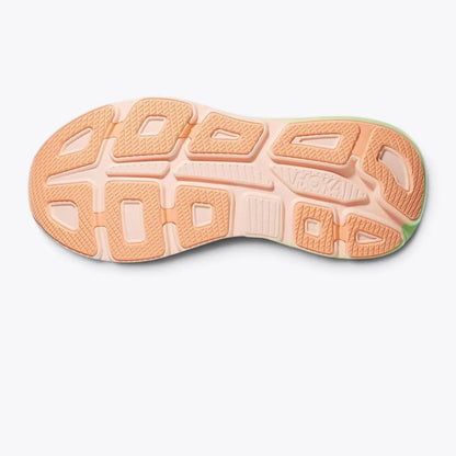 Hoka Bondi 9 Road Running Shoes - Frost / Pale Tangerine