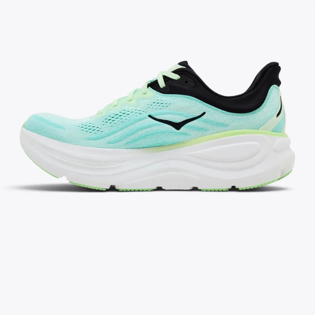 Hoka Bondi 9 Road Running Shoes - Luna Moth / Blue Spark