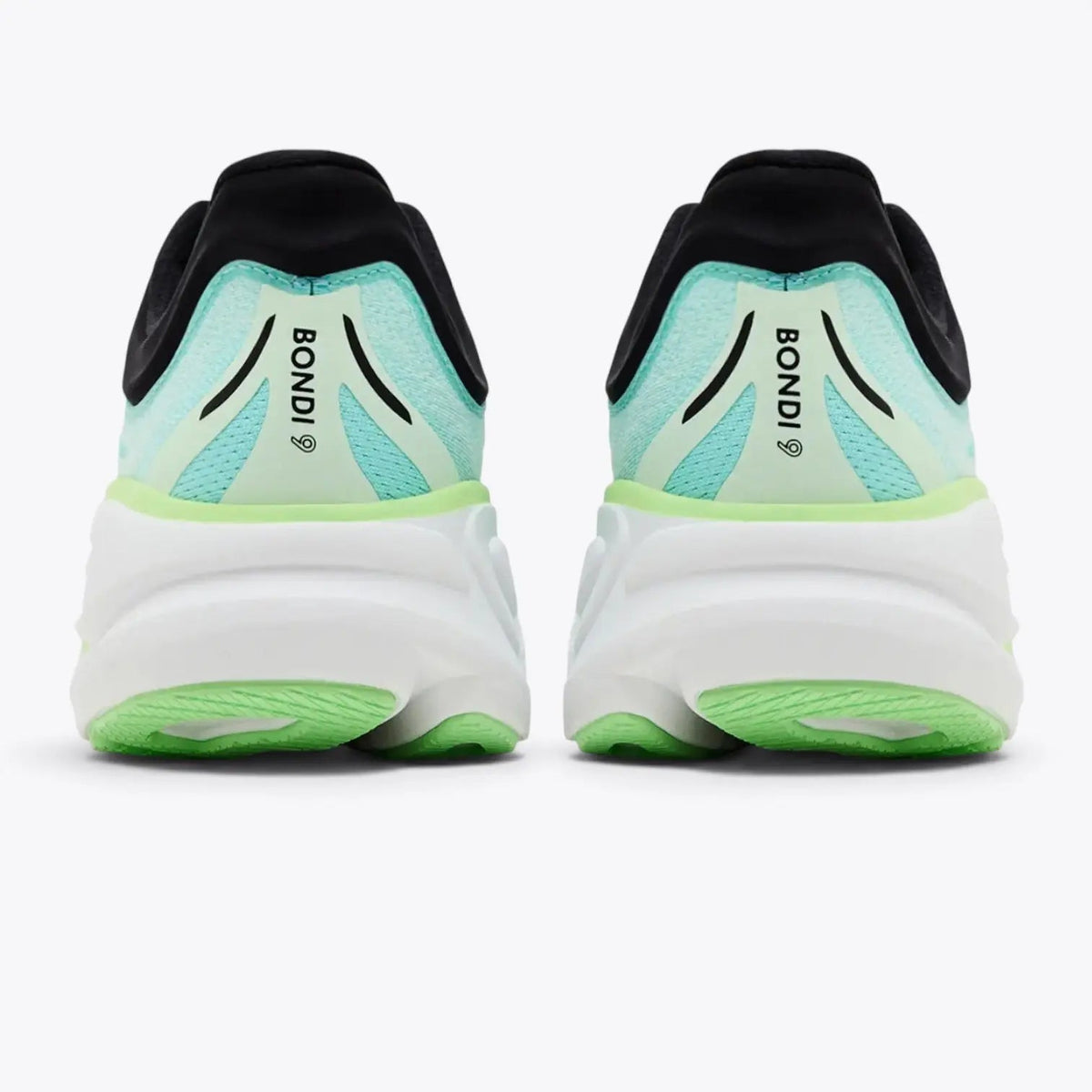 Hoka Bondi 9 Road Running Shoes - Luna Moth / Blue Spark