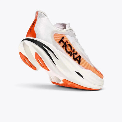 Hoka Cielo X1 2.0 Road Racing Shoes - White / Real Red