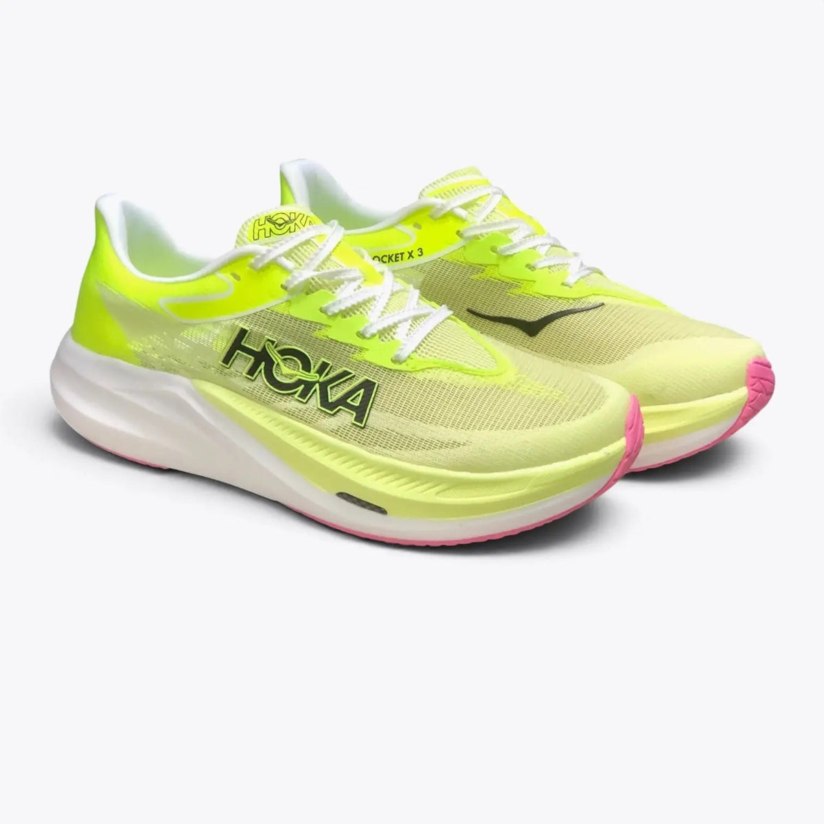 Hoka Rocket X 3 Road Racing Shoes - Sunlight / Neon Hoka Citrus