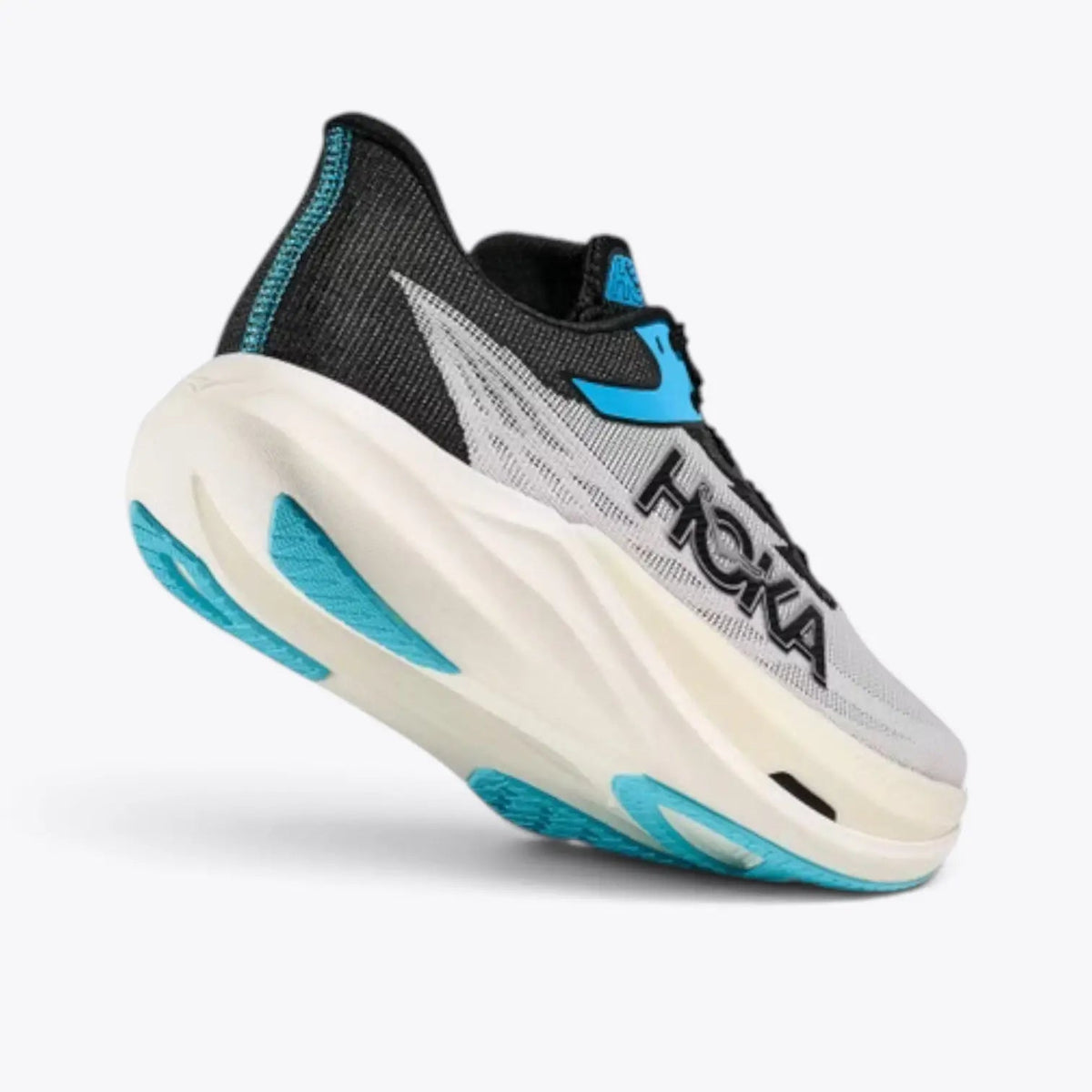 Hoka Rocket X 3 Carbon-Plated Road Racing Shoes - White / Black