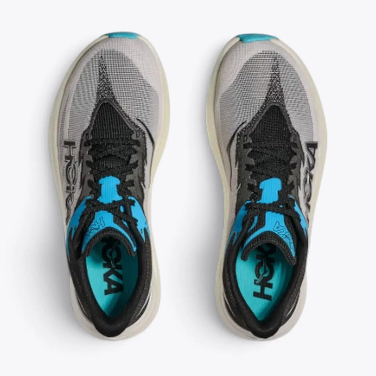 Hoka Rocket X 3 Carbon-Plated Road Racing Shoes - White / Black