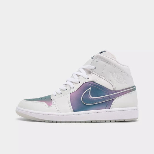 Air Jordan 1 Mid SE Phantom Iridescent Sneakers