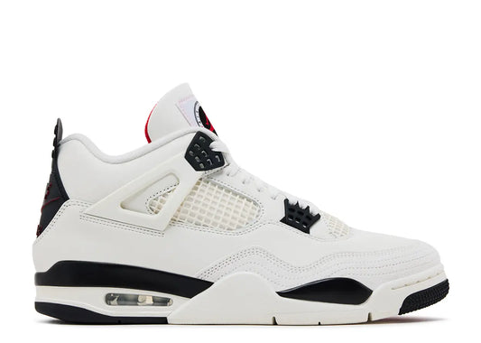 Jordan 4 Retro Flight Club White And Black Sneakers