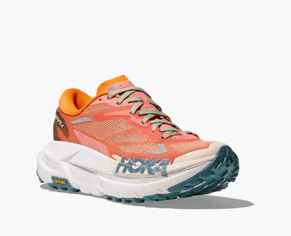 Hoka Mafate Speed X Trail Running Shoes - Coral / Pink
