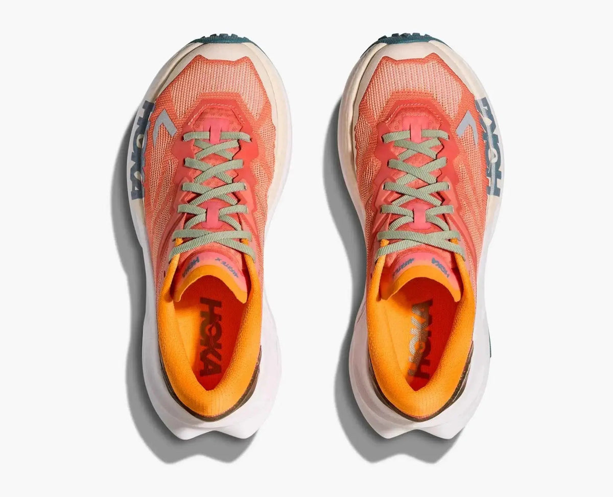 Hoka Mafate Speed X Trail Running Shoes - Coral / Pink