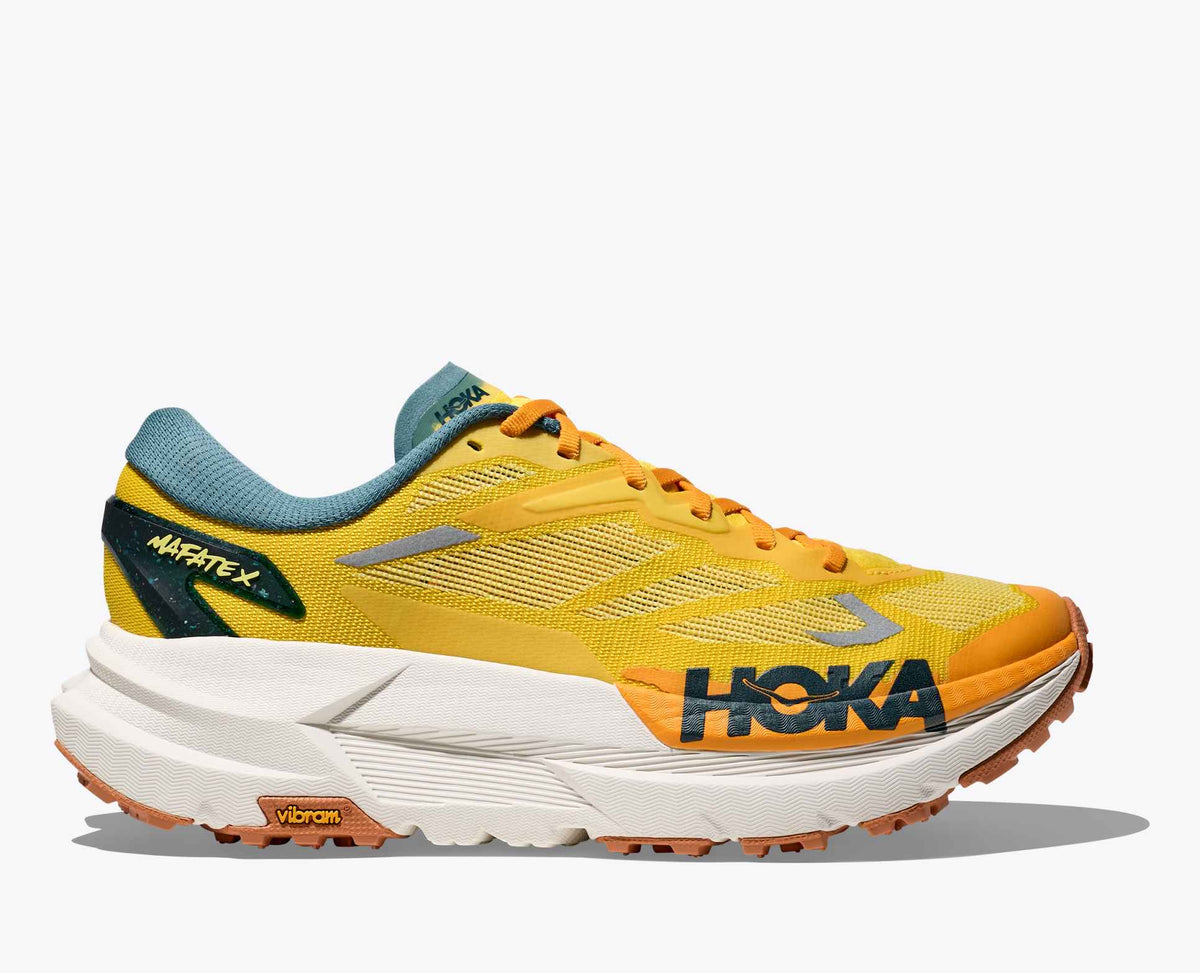 Hoka Mafate Speed X Trail Running Shoes - Yellow / Orange