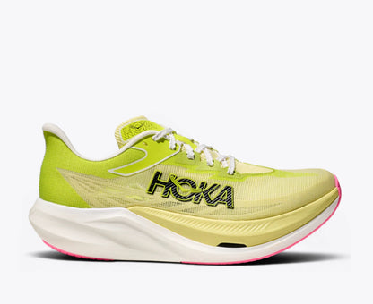 Hoka Rocket X 3 Road Racing Shoes - Sunlight / Neon Hoka Citrus
