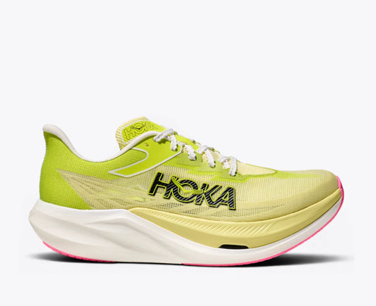 Hoka Rocket X 3 Road Racing Shoes - Sunlight / Neon Hoka Citrus