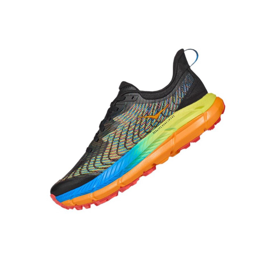 Hoka Mafate Speed 4 Trail Running Shoes - Black And Multicolor