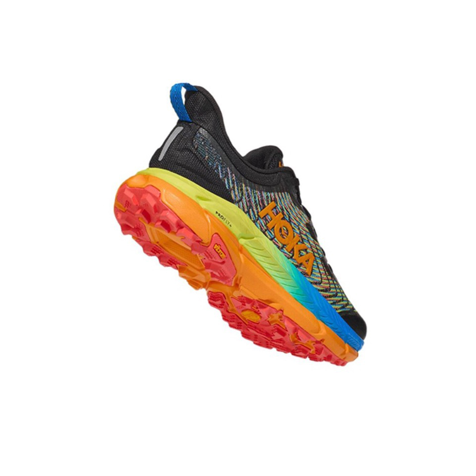 Hoka Mafate Speed 4 Trail Running Shoes - Black And Multicolor