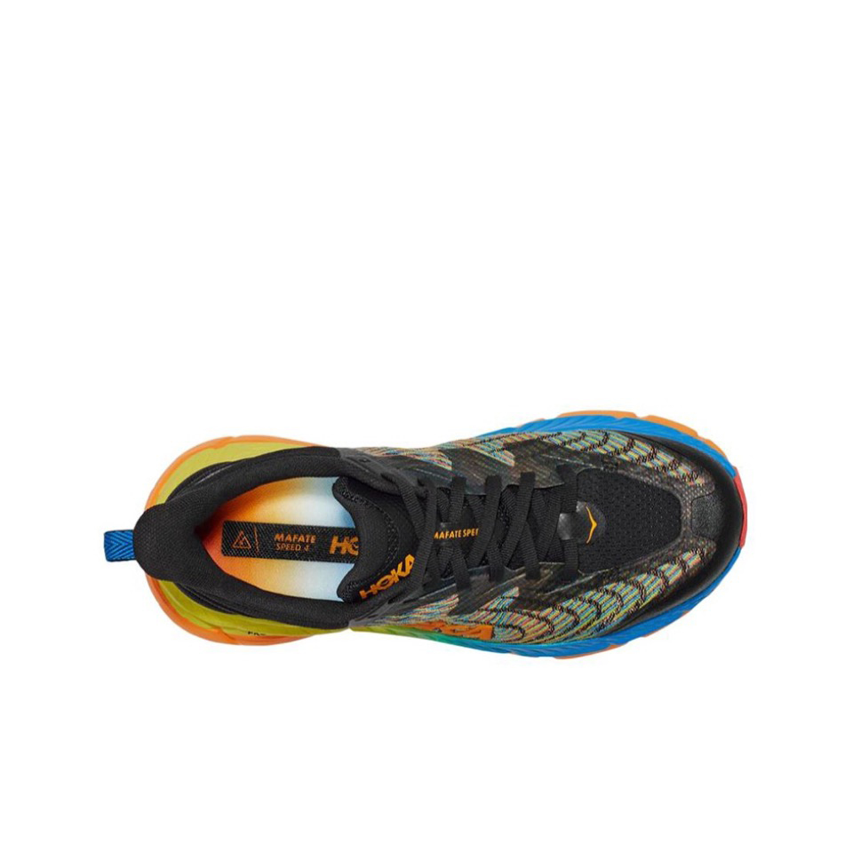 Hoka Mafate Speed 4 Trail Running Shoes - Black And Multicolor