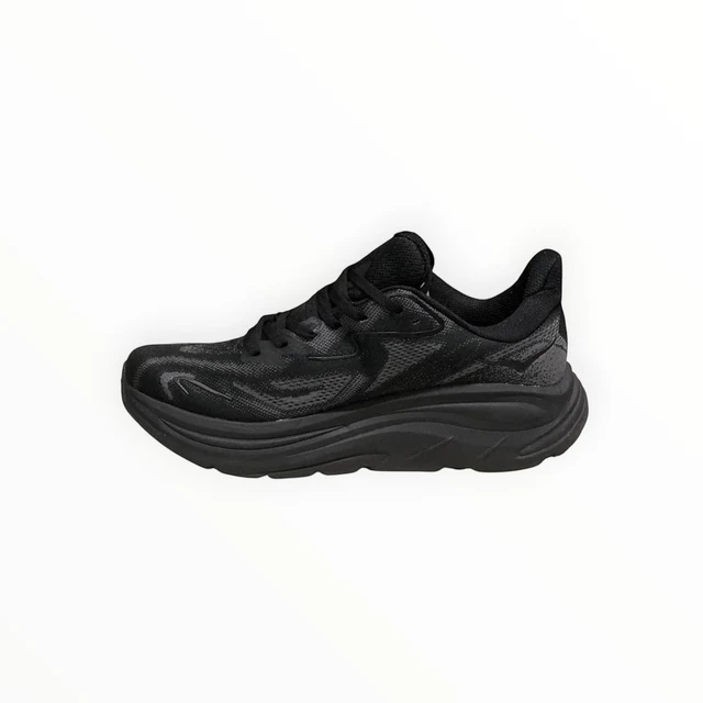 Hoka Clifton 10 Running Shoes - All Black