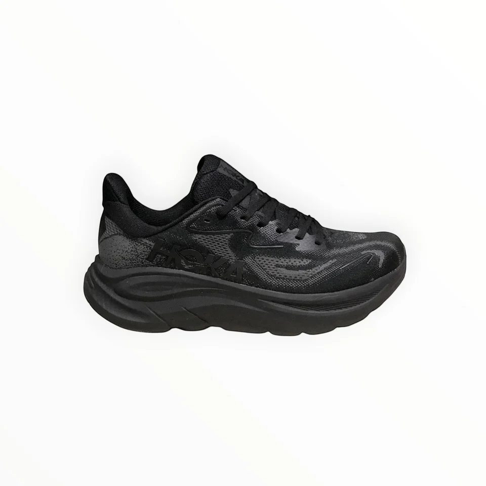 Hoka Clifton 10 Running Shoes - All Black