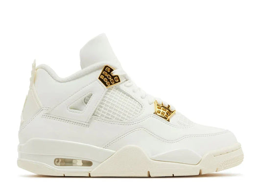 Air Jordan 4 Women's Metallic Gold Sneakers