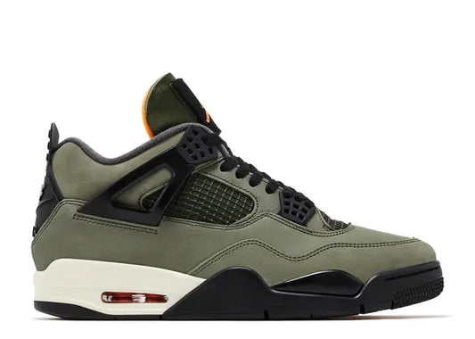 Air Jordan 4 Retro 'Undefeated' Olive Green Sneakers